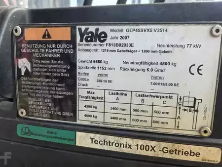 Treibgasstapler 2007  Yale GLP45SVX (9)