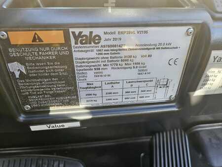 Elektro čtyřkolový VZV 2019  Yale ERP25VL (9)