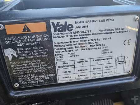 Elektryczne 4-kołowe 2019  Yale ERP16VF LWB (8)