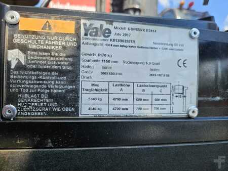 Wózki widłowe diesel 2017  Yale GDP55VX (8)