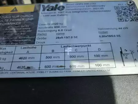 Dieselový VZV 2021  Yale GDP30N (7)
