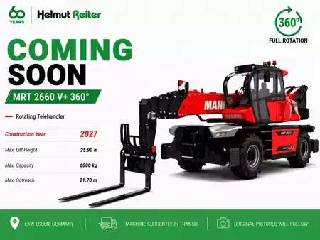 Ładowarki teleskopowe obrotowe - Manitou MRT2660 V+ 360° (1)