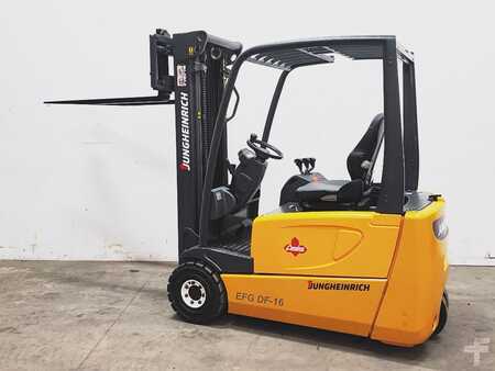 3-wiel elektrische heftrucks 2002  Jungheinrich EFG-DF 16 (2)