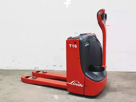 Porta-paletes elétrico 2017  Linde T16 (1)