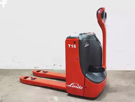 Porta-paletes elétrico 2015  Linde T16 (1)