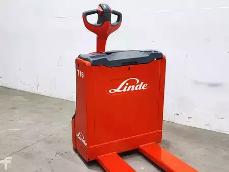 Porta-paletes elétrico 2015  Linde T16 (10)