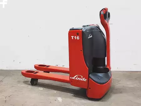 Porta-paletes elétrico 2015  Linde T16 (2)