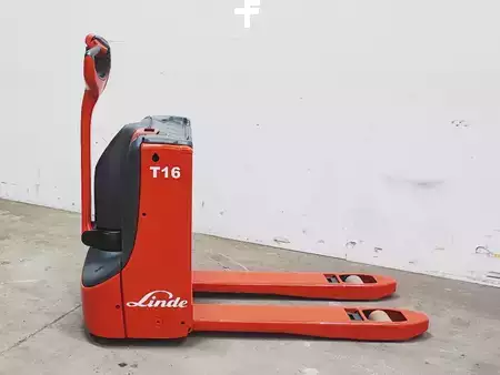 Porta-paletes elétrico 2015  Linde T16 (4)
