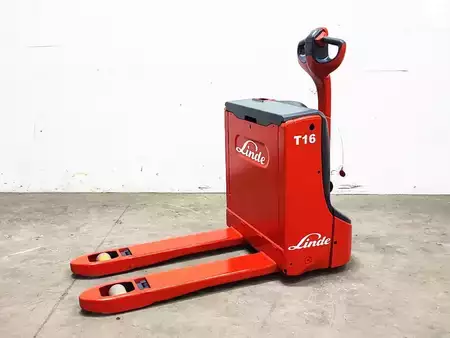 Porta-paletes elétrico 2017  Linde T16 (10)