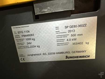 Sähkö - 3 pyör 2013  Jungheinrich EFG 110k (10)