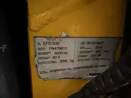 Elektromos 4 kerekű 2014  Jungheinrich EFG S30 (9)