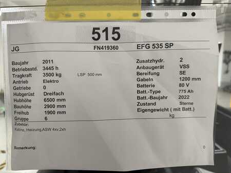 El Truck - 4-hjul 2011  Jungheinrich EFG 535 (13)