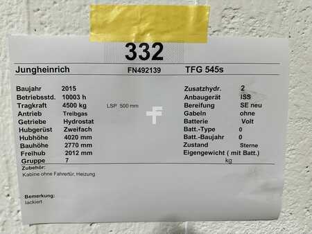 Chariots élévateurs GPL 2015  Jungheinrich TFG 545 (13)