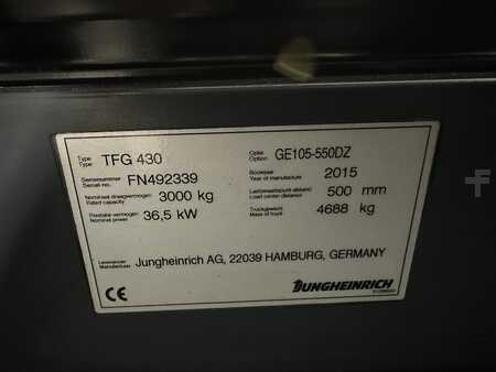 Gázüzemű targoncák 2015  Jungheinrich TFG 430 (11)