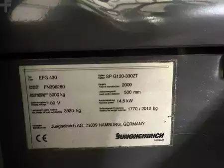 El truck - 4 hjulet 2009  Jungheinrich EFG 430 (13)