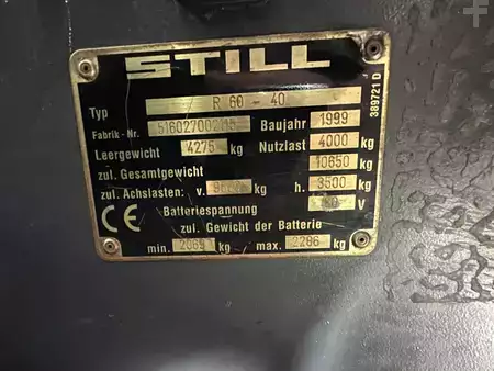 Elektro čtyřkolový VZV 1999  Still R60-40 (11)