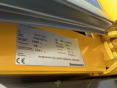 Sähkö - 3 pyör 2016  Jungheinrich EFG 215 (14)