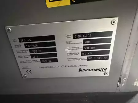 Elektro 4 Rad 2018  Jungheinrich EFG 320 (15)