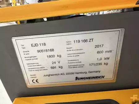 Hochhubwagen 2017  Jungheinrich EJD 118 (9)