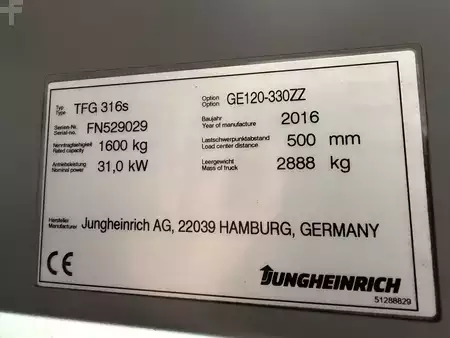 Treibgasstapler 2016  Jungheinrich TFG 316 (11)