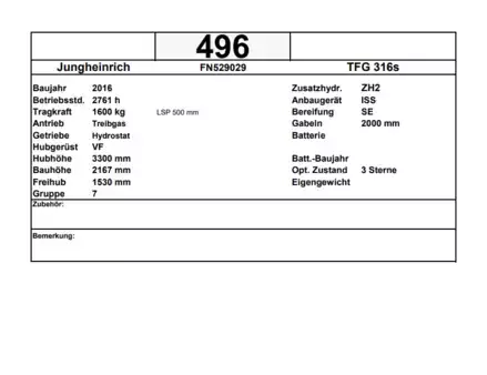 Treibgasstapler 2016  Jungheinrich TFG 316 (13)