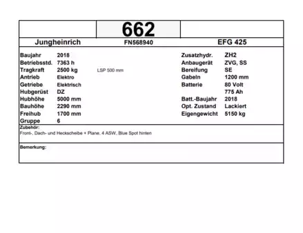El truck - 4 hjulet 2018  Jungheinrich EFG 425 (15)