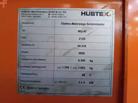 Carretilla de 4 vías 2020  HUBTEX MQ40 (3)