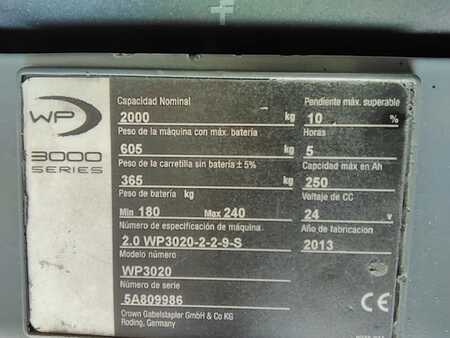 Elektrische palletwagens 2013  Crown WP-3020 - 2,0 (2)