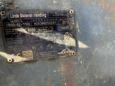 Wózki widłowe diesel 2013  Linde H80D-02/1100 (10)