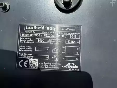 Dieselstapler 2016  Linde H80D-03/900 (8)