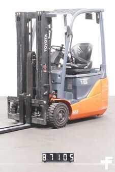 Elektromos 3 kerekű 2018  Toyota 8FBE15T (1)