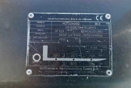 Dieselstapler 2017  Unicarriers YG1D2A30Q (5)