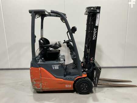 Elektromos 3 kerekű 2017  Toyota 8FBE15T (1)