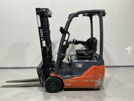 Elektromos 3 kerekű 2017  Toyota 8FBE15T (3)