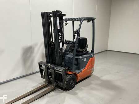 Elektromos 3 kerekű 2017  Toyota 8FBE15T (4)