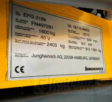 Elettrico 3 ruote 2015  Jungheinrich EFG216k (10) 