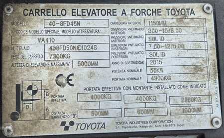 Carrelli elevatori diesel 2015  Toyota 40-8 FD (6)