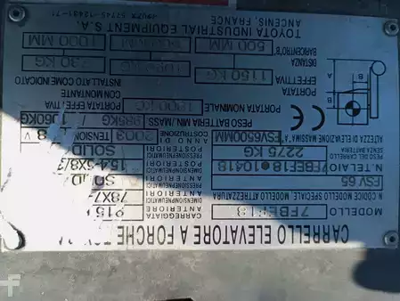 Carrelli elettrici 3 ruote 2003  Toyota 7FBEF18 (14)