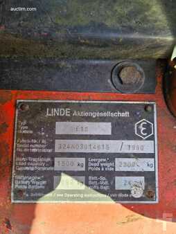 3-wiel elektrische heftrucks 1990  Linde E15 (10)