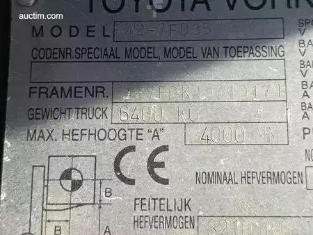 Diesel Forklifts 2006  Toyota 42-7FD35 (15)