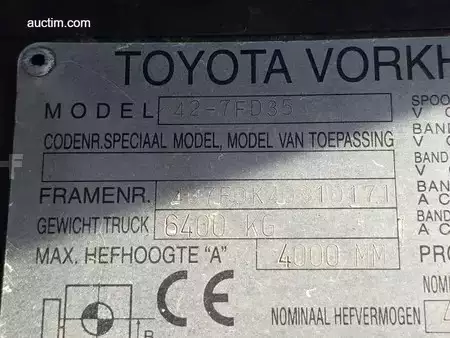 Diesel Forklifts 2006  Toyota 42-7FD35 (16)