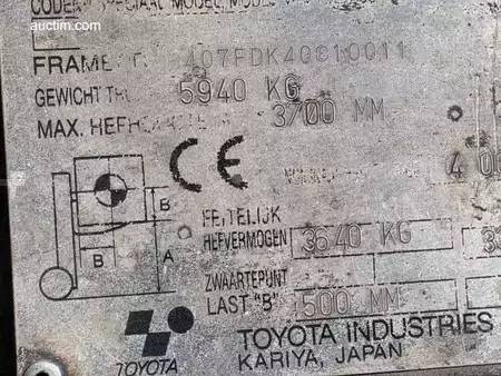 Diesel Forklifts 2005  Toyota 42-7D35 (9)