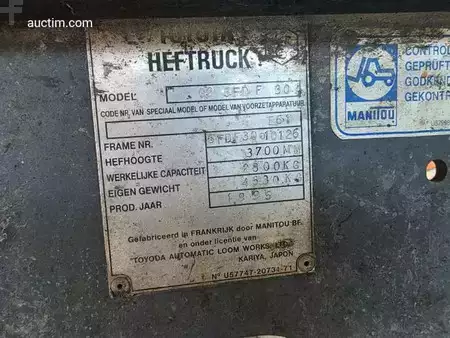 Empilhador diesel 1995  Toyota 02 6FDF 30 (6)