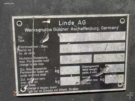 Diesel heftrucks 1988  Linde H250 (10)