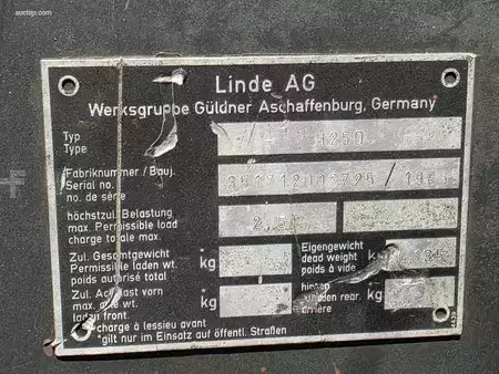 Diesel heftrucks 1988  Linde H250 (9)