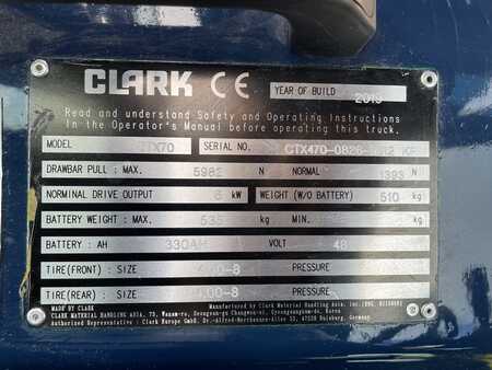 Chariot tracteur 2019  Clark CTX70 (3)