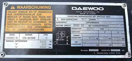Dízel targoncák 2000  Daewoo D50SC-2 (8)