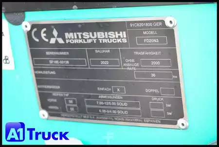 Diesel gaffeltruck 2022  Mitsubishi FD20N3 (22)