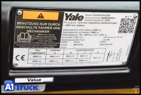 Elektro čtyřkolový VZV 2020  Yale ERP 45 VM (22)