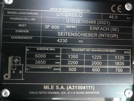 Treibgasstapler 2021 Unicarriers U1D2A25LQ (2)
